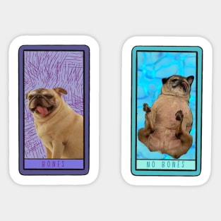 Noodles The Pug Dual Pack Sticker